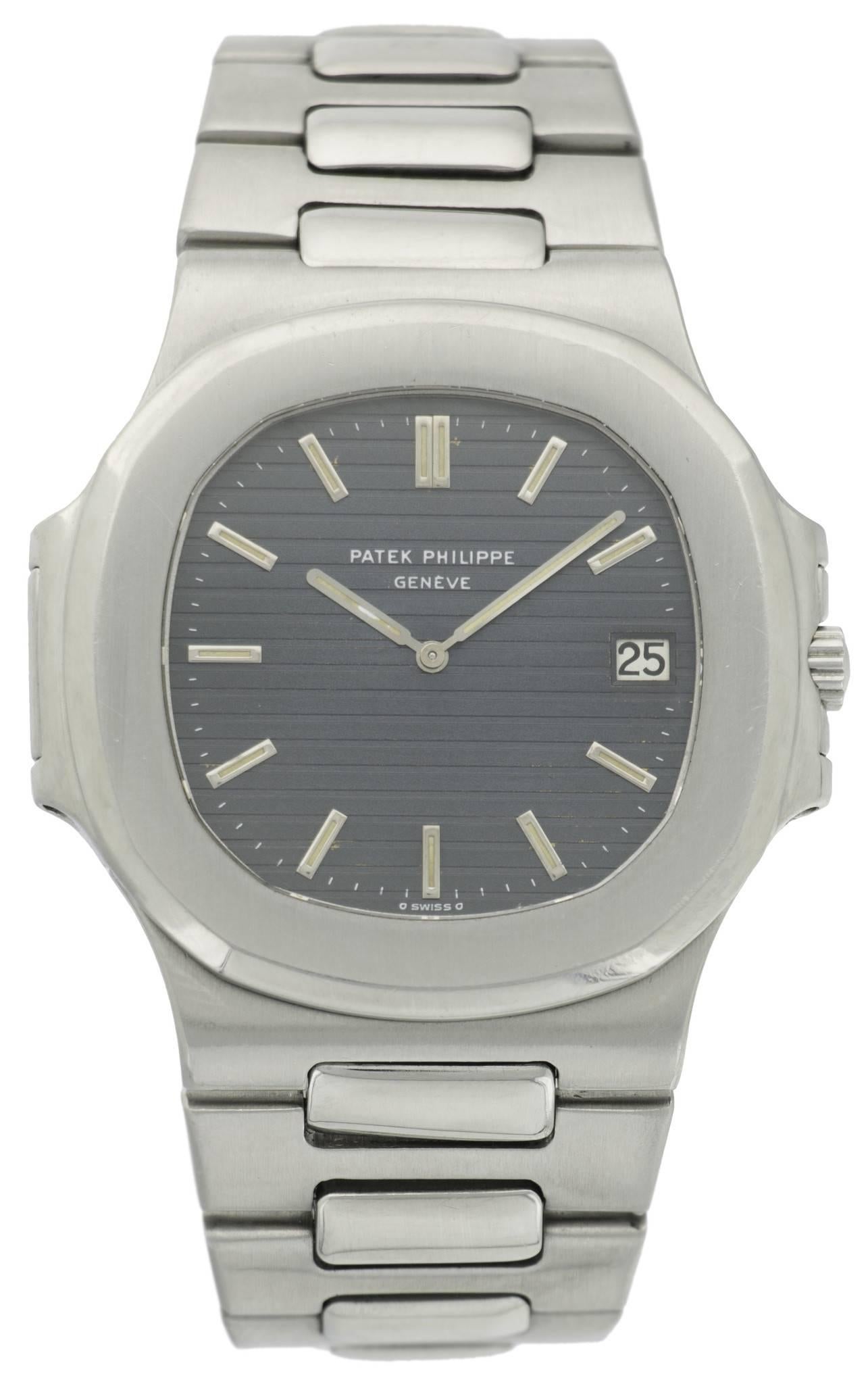 Originally released in 1976, the Patek Philippe Nautilus was one of watchmaking's most illustrious brands first "dive" into sports watches. This incredible sleek, elegant sport watch become Patek Philippe's staple sports watch, well known