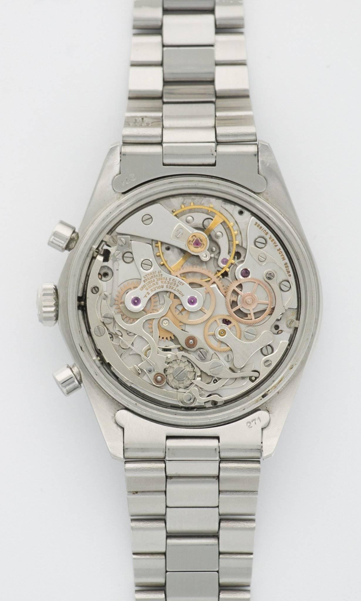 Rolex stainless steel Daytona wristwatch Ref 6262, 1970  2