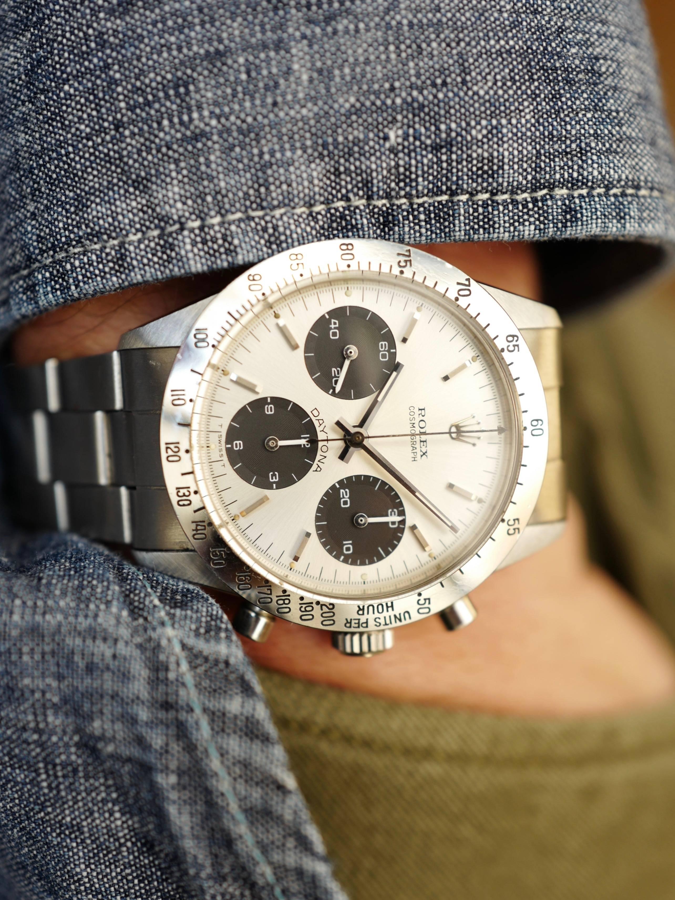 Rolex stainless steel Daytona wristwatch Ref 6262, 1970  5
