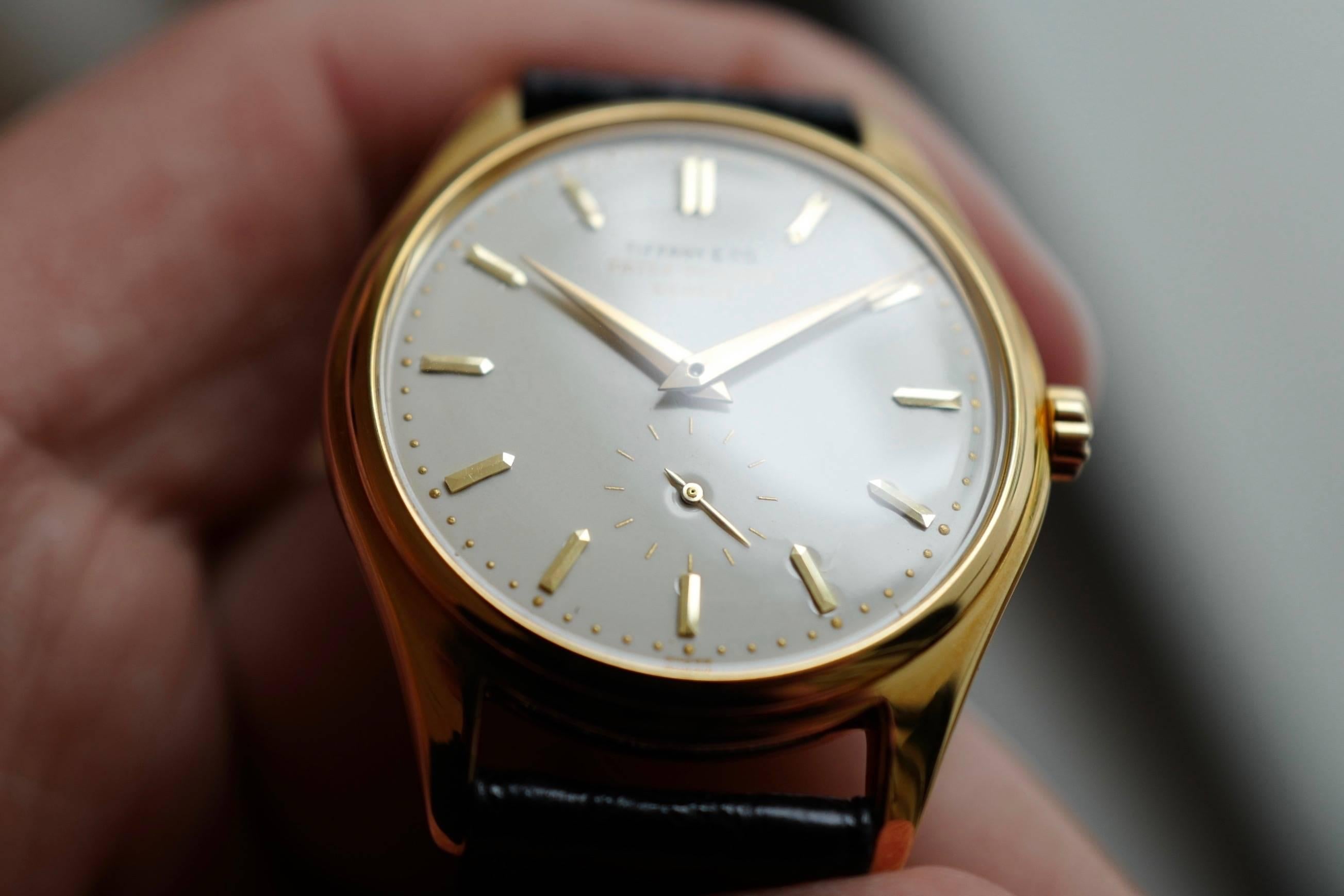 Patek Philippe for Tiffany & Co. Yellow Gold Calatrava Wristwatch Ref 2526  3