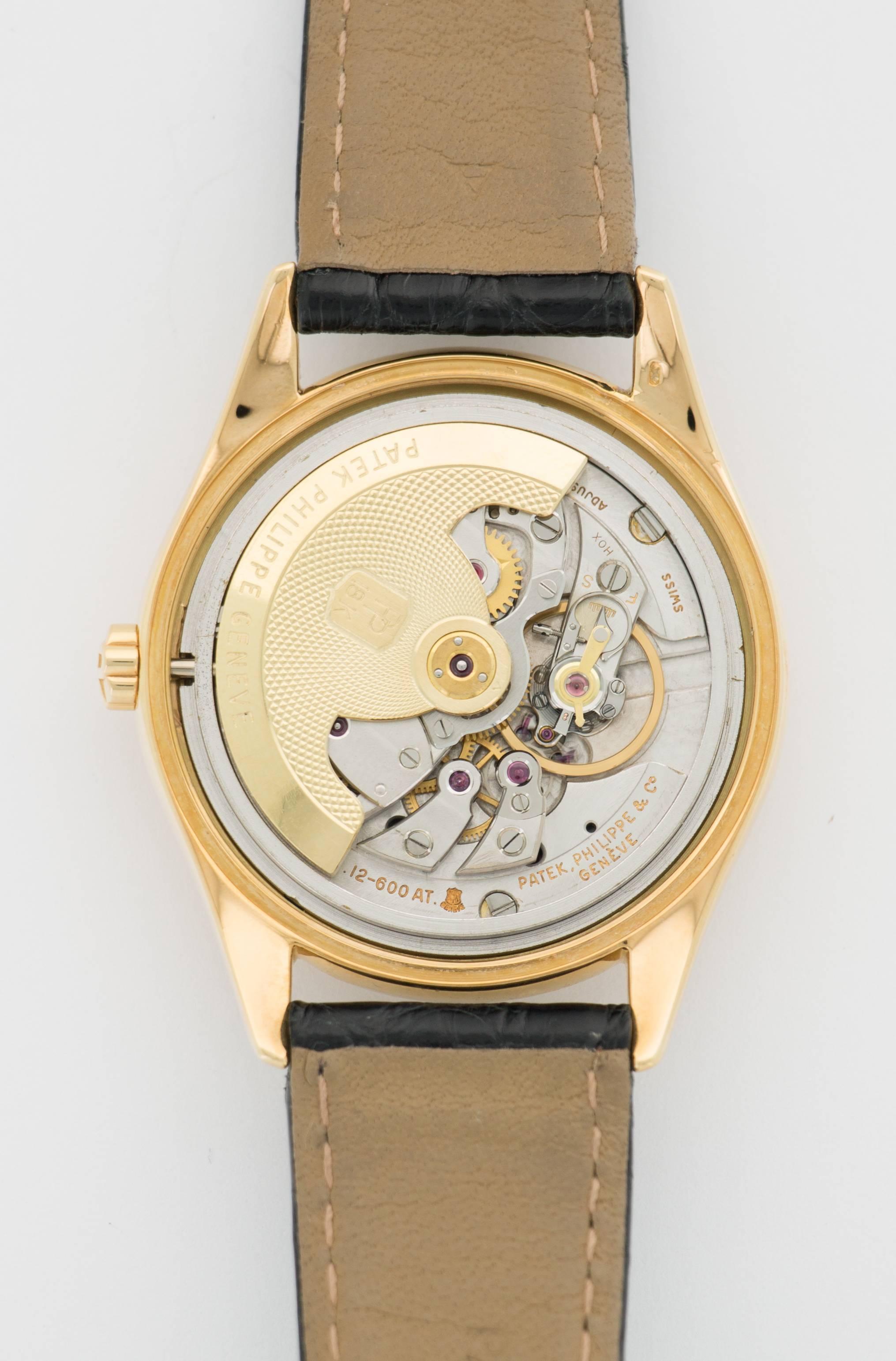 Patek Philippe for Tiffany & Co. Yellow Gold Calatrava Wristwatch Ref 2526  2