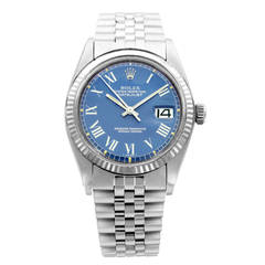 Rolex Stainless Steel Datejust Chronometer Wristwatch