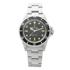 Rolex Submariner Oyster Perpetual Wristwatch Ref 5513