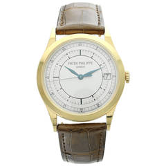 Patek Philippe Rose Gold Calatrava Dress Wristwatch Ref 5296