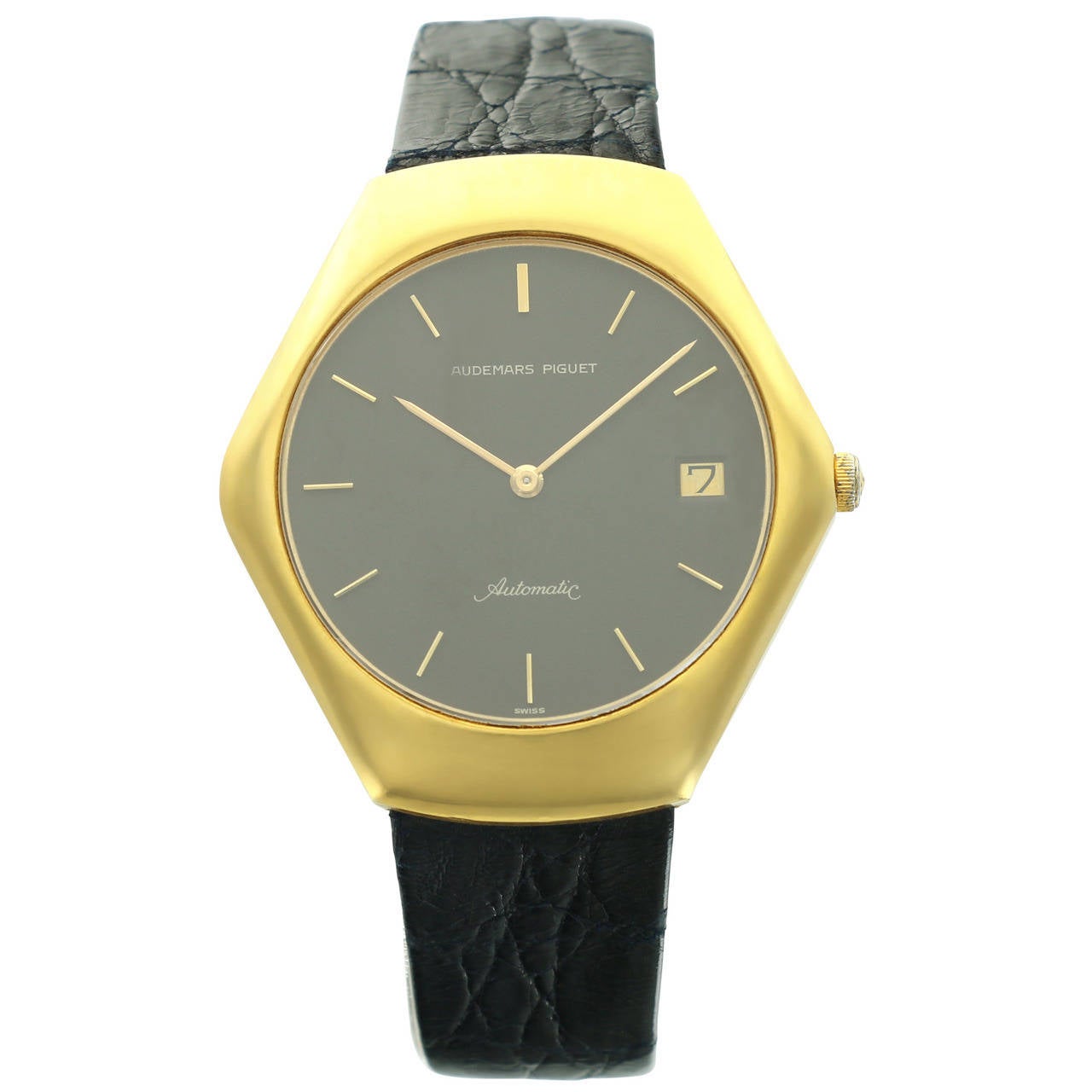 Audemars Piguet Yellow Gold Hexagon Case Wristwatch