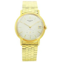 Patek Philippe Yellow Gold Calatrava Wristwatch Ref 3445