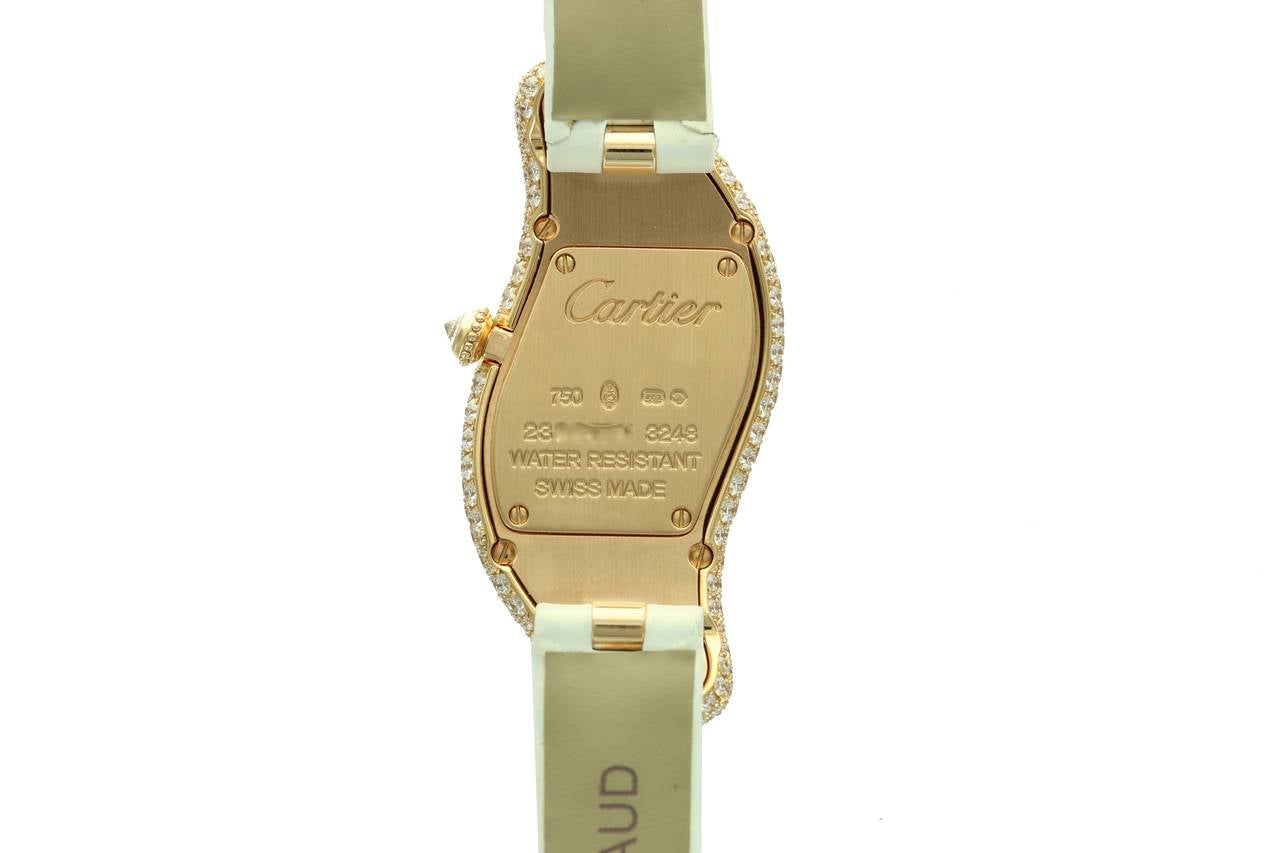 cartier crash watch diamonds