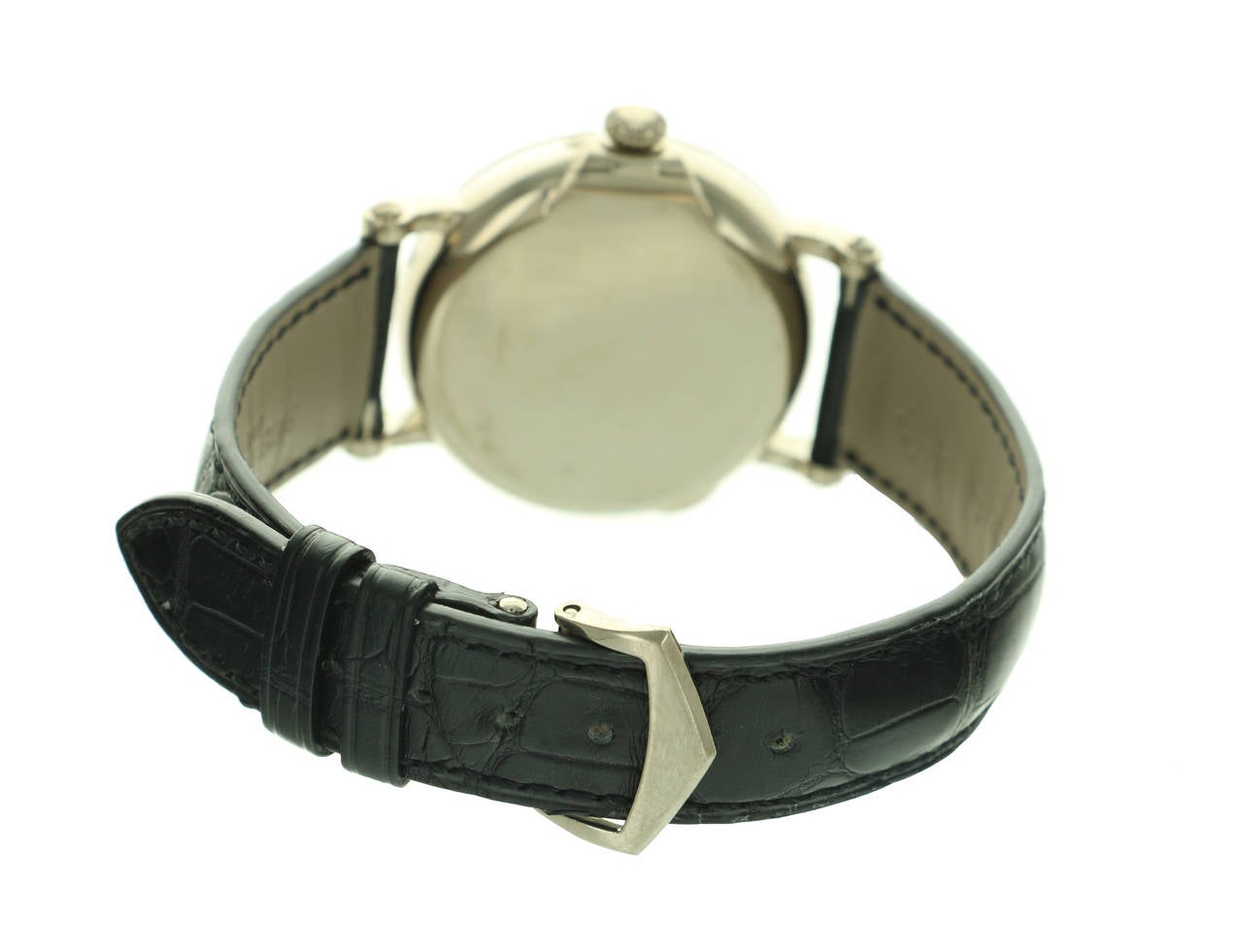Men's Patek Philippe White Gold Perpetual Calendar Wristwatch Ref 5159G For Sale