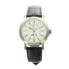 Patek Philippe White Gold Perpetual Calendar Wristwatch Ref 5159G 8