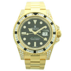 Rolex Yellow Gold Limited Edition GMT-Master II Wristwatch Ref 116758