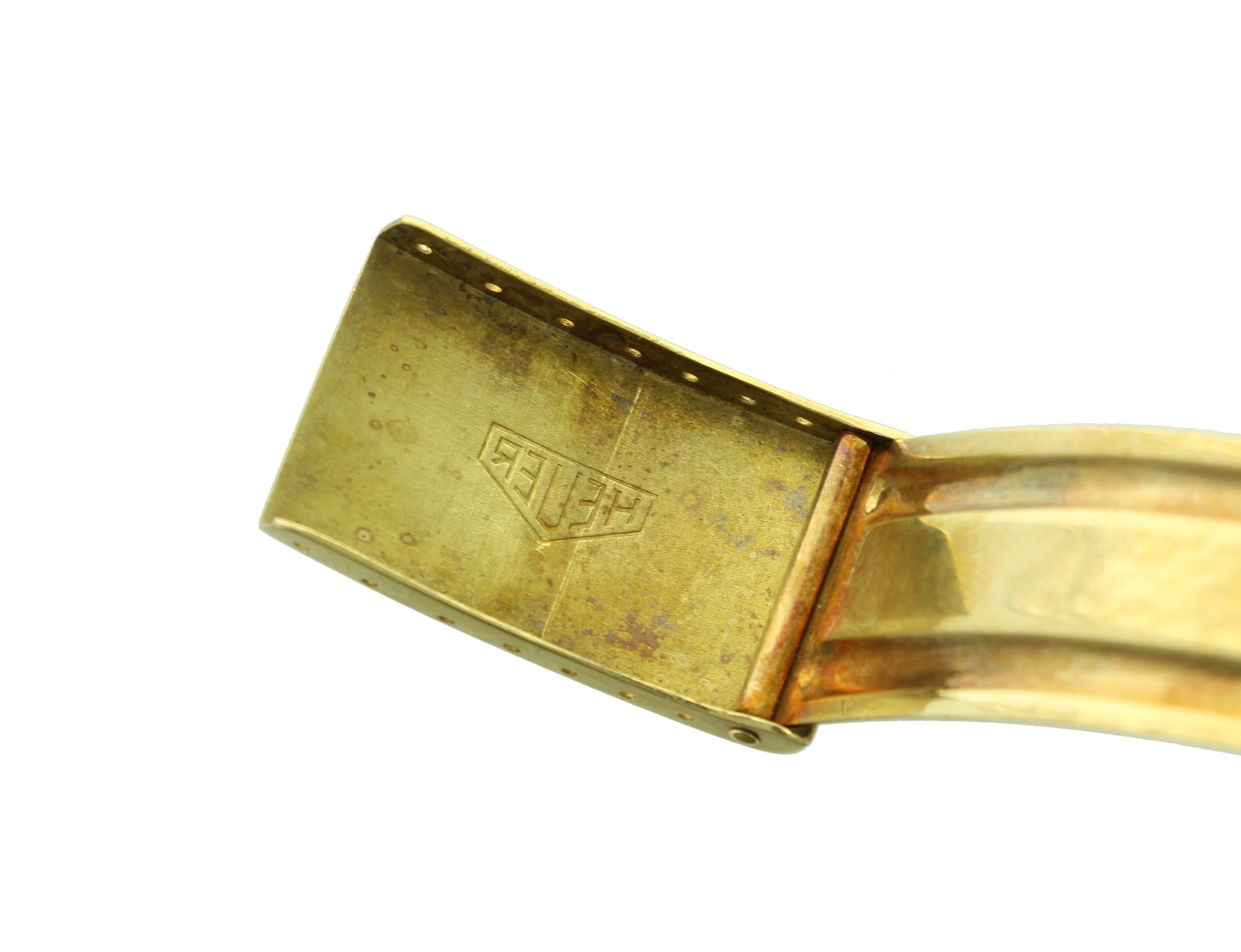 Yellow Gold Heuer Carrera, ref. 1158CH 1