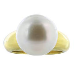 South Sea Pearl Gold Ring 8
