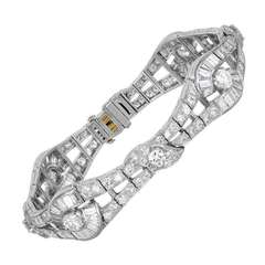 Oscar Heyman Art Deco Platinum Bracelet