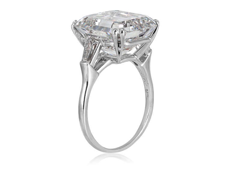 harry winston emerald cut engagement ring