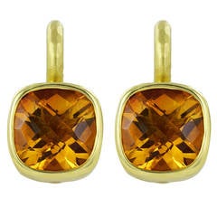 Citrine and Gold Earrings 10