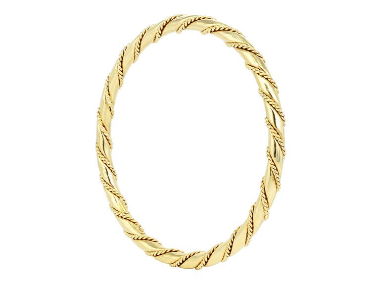 Yellow Gold Cartier Bangle Bracelet