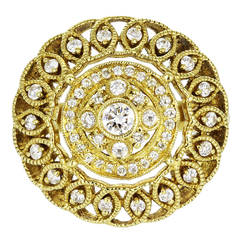 Leslie Greene Diamond and Gold Ring 9