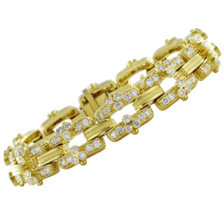 Judith Ripka Diamond Bracelet For Sale