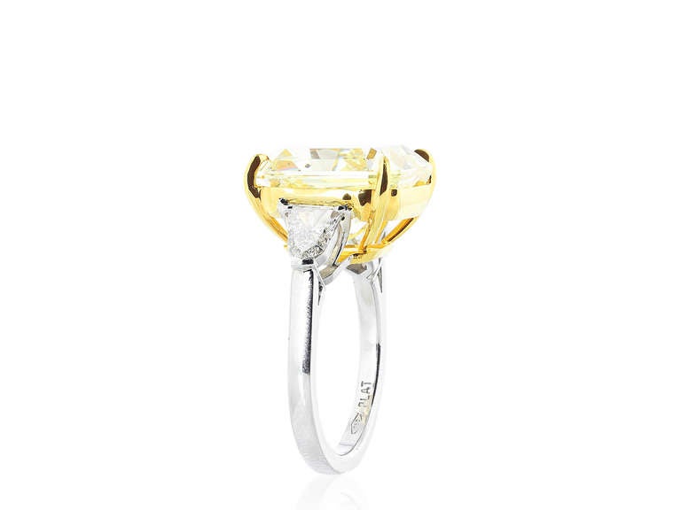 yellow canary diamond ring