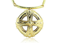 Andrew Clunn Yellow Gold Necklace / Pin