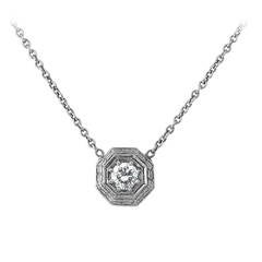 .52 Carat Diamond and Gold Pendant 1
