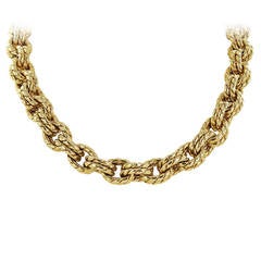 Gold Link Necklace 3