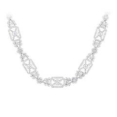 15.00 Carat Diamond and Platinum Necklace