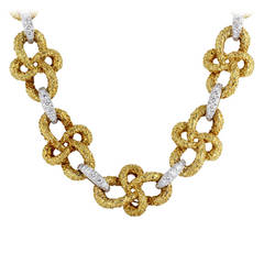 Diamond Yellow Gold Opera Length Necklace