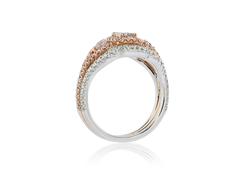 Shreve Crump & Low Diamond Two-Color Gold Ring