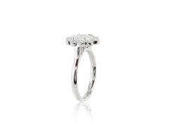 .92 Carat Oval Diamond Gold Halo Ring