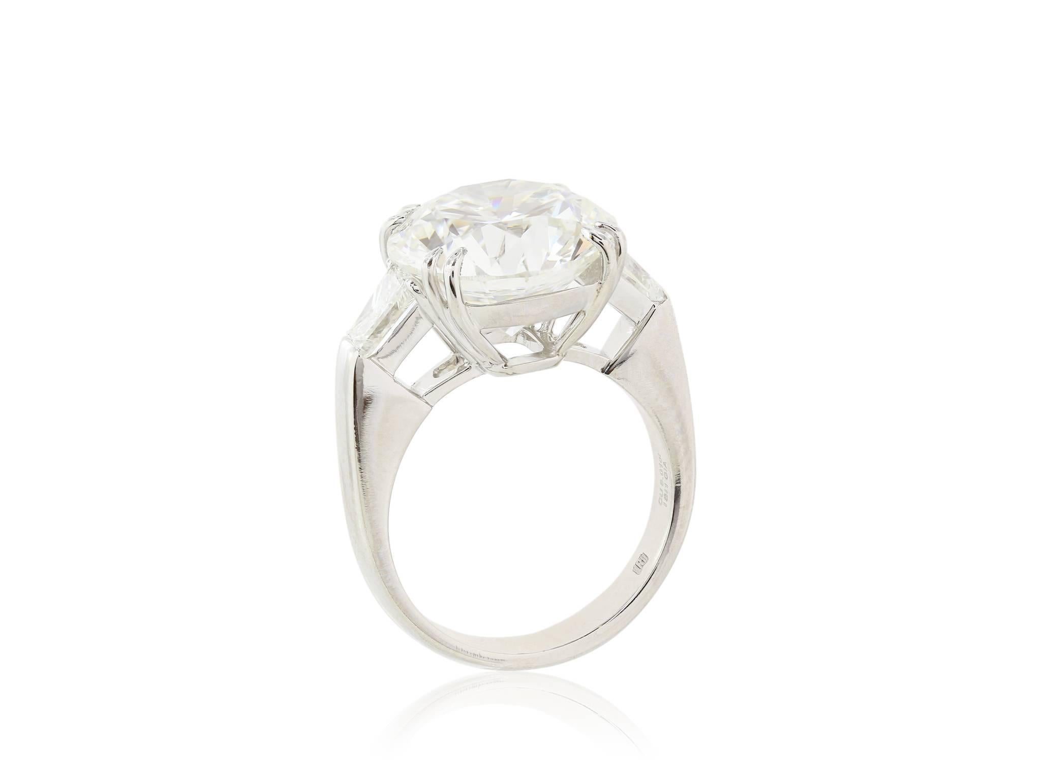 7.54 carat Brilliant Cut Diamond  In Excellent Condition In Chestnut Hill, MA