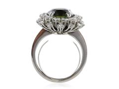 6.53 carat Alexandrite and Diamond Ring GIA Certified.