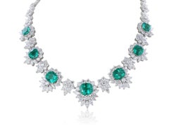 Shreve, Crump & Low GIA Certified Colombian Emerald and Diamond Suite