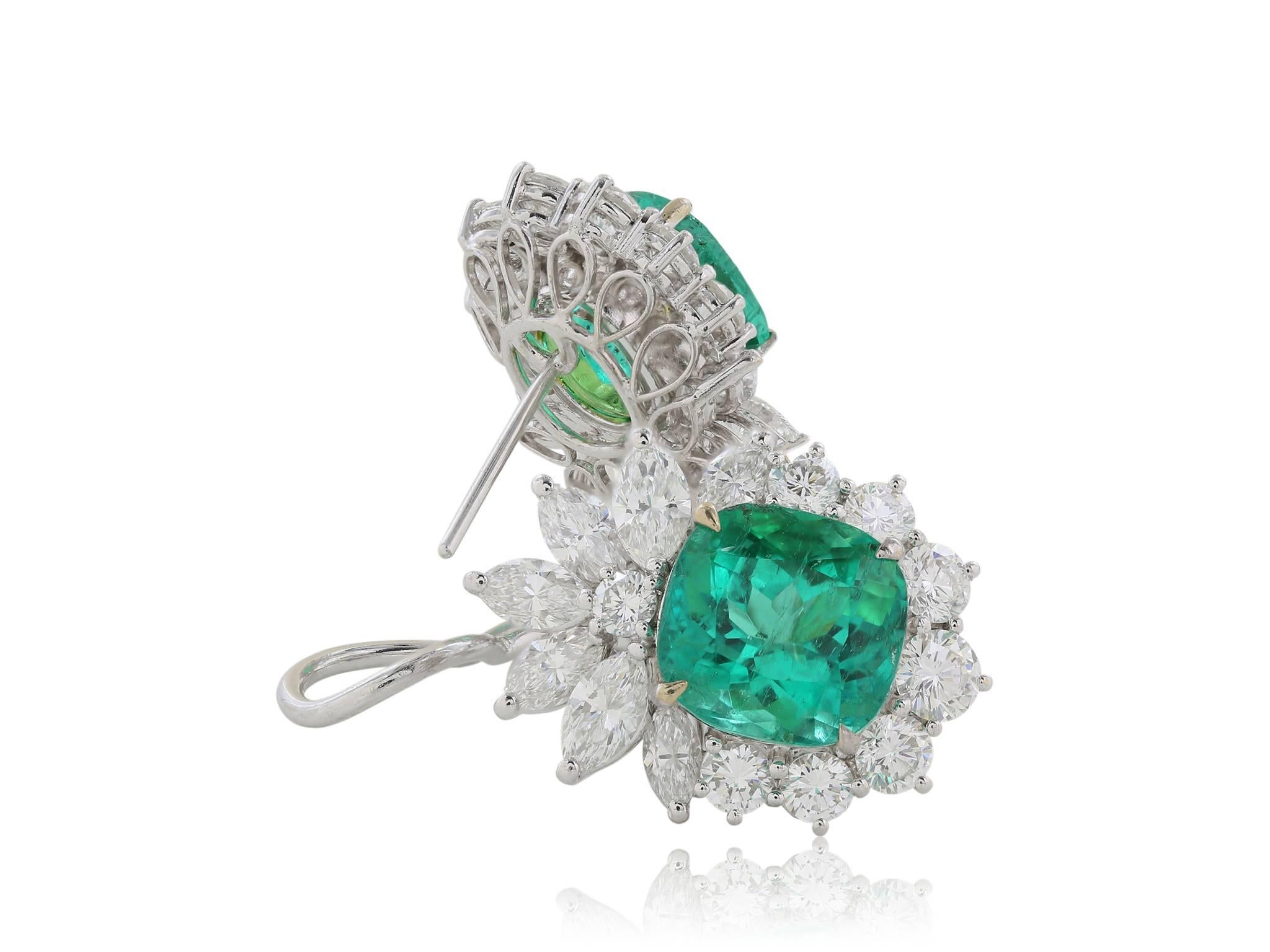 Women's or Men's Shreve, Crump & Low GIA Certified Colombian Emerald and Diamond Suite