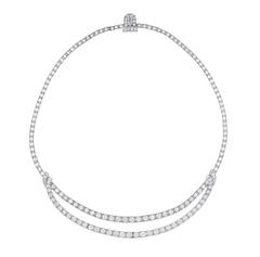 1930s Van Cleef & Arpels Art Deco Diamond Platinum Necklace 9