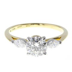 Tiffany & Co. 1.08 Carat Diamond Platinum Engagement Ring