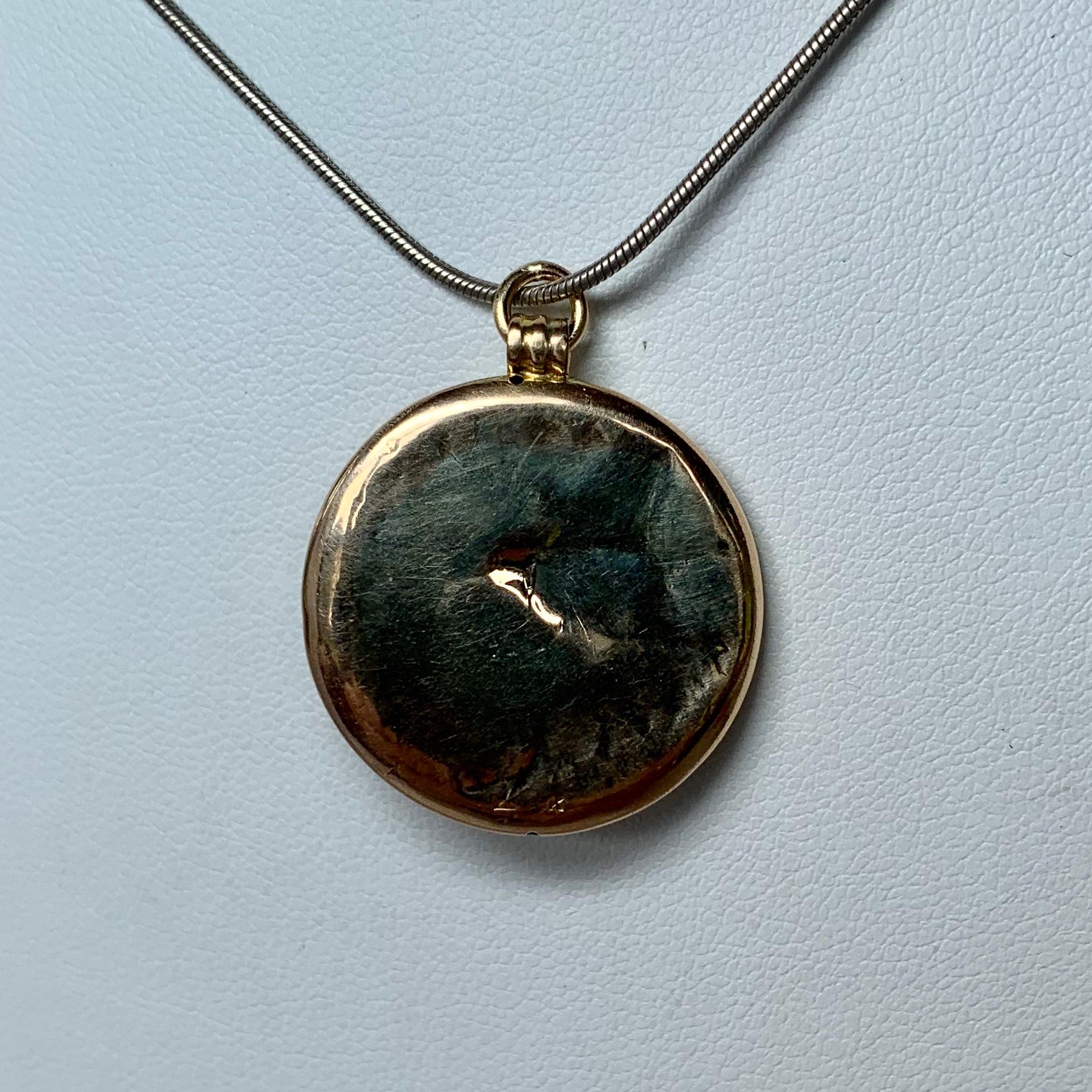 Viktorianischer Löwe Anhänger Rubin 14 Karat Gold Zirkusreifen Panther Leopard Tiger im Angebot 4
