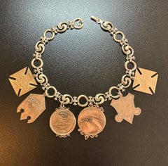 Victorian 14K & 10K Gold Women's Medal Charm Necklace Kentucky Tennessee 1880s