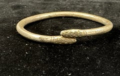 Ancient Roman Snake Bracelet Silver 2nd century AD Wearable Museum Quality