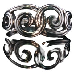 Retired James Avery Celtic Swirl Ring Sterling Silver 925 Openwork Band Sz 7.75