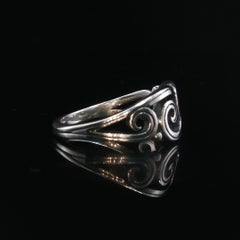Retired James Avery Celtic Swirl Ring Sterling Silver 925 Openwork Band Sz 7.75