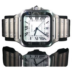 Cartier Santos WSSA0018 4072 Large Automatic Steel Watch Box 39.8mm