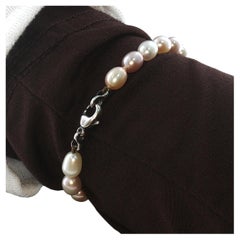 Ensemble collier et bracelet James Avery en argent sterling et perles d'eau douce