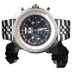 Vintage Breitling for Bentley 6.75 A44362 Black Dial Automatic Chronograph 49mm