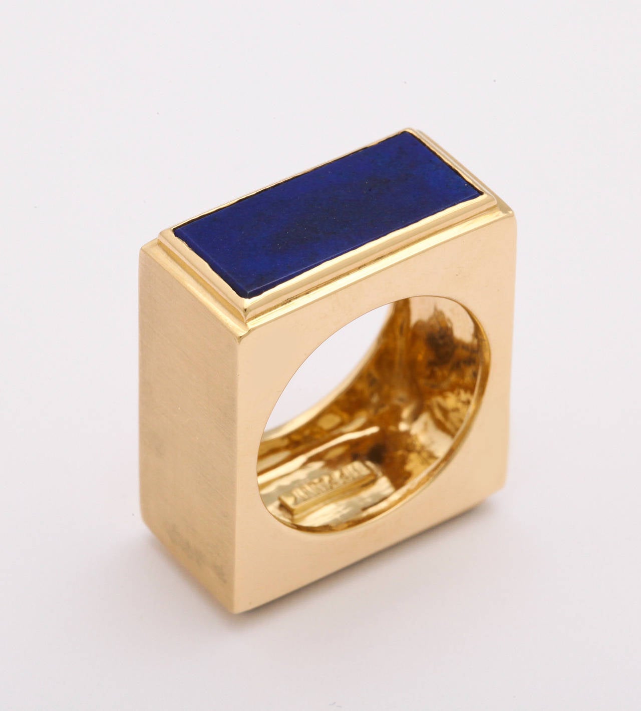 lapis gold ring