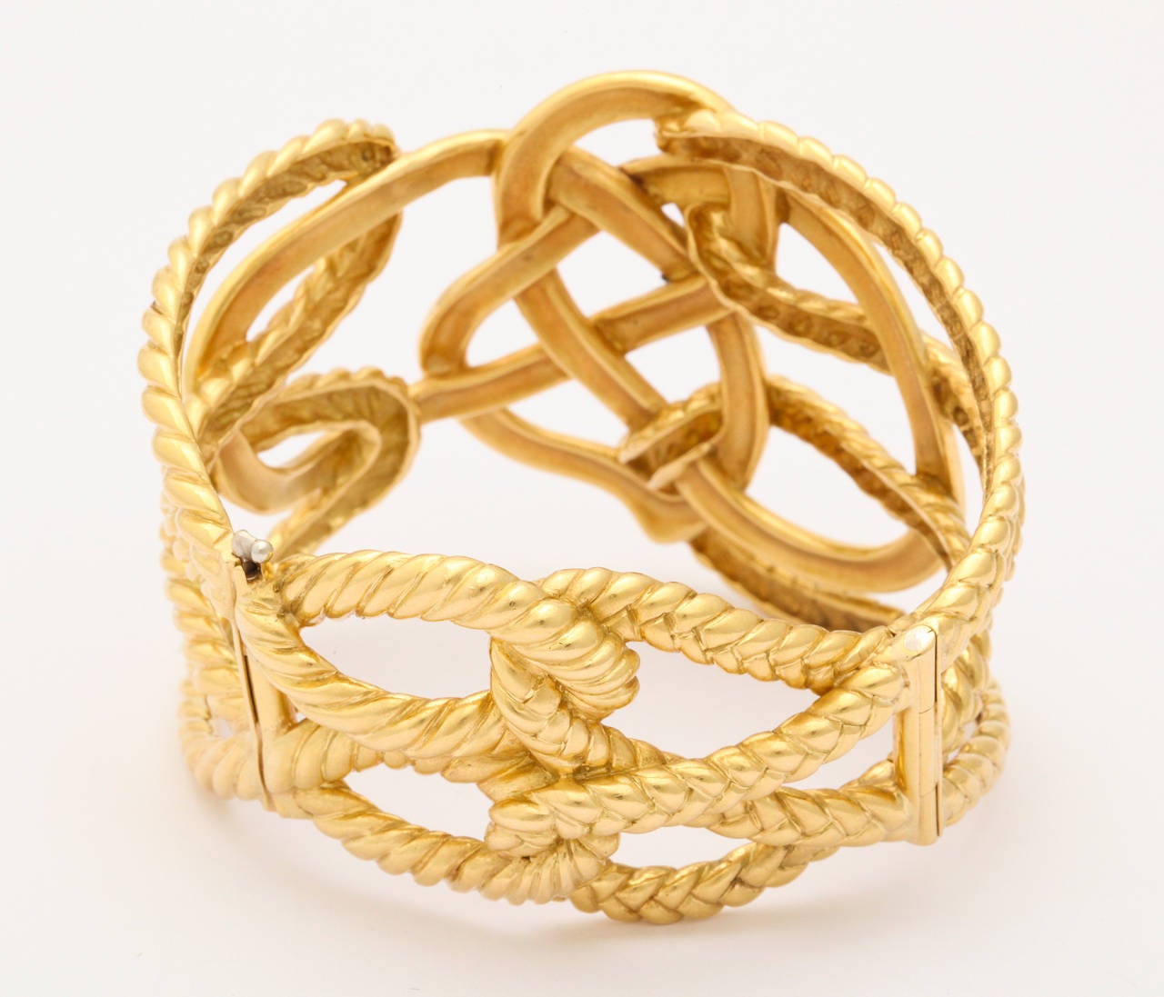 Tiffany & Co. Angela Cummings Braided Gold Bracelet In Excellent Condition In New York, NY