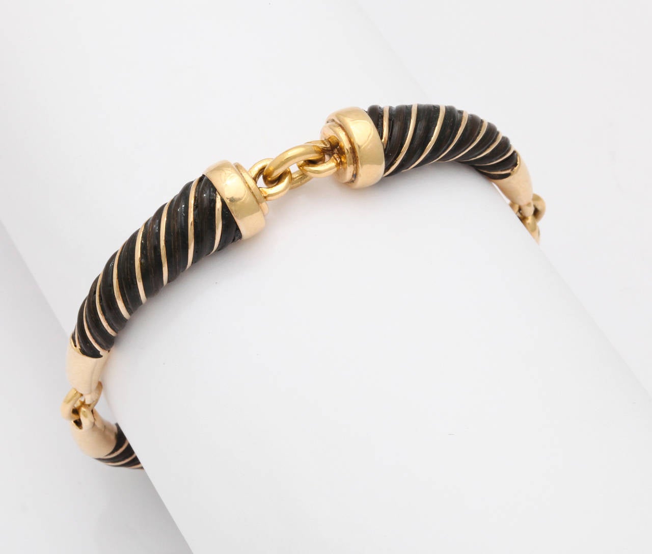1970s French Unisex Elephant Hair And Gold Bracelet at 1stDibs  aanaval  bracelet aanaval bangle aanaval bracelet gold