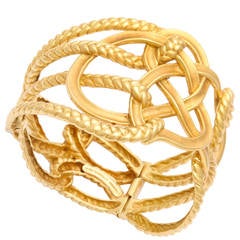 Tiffany & Co. Angela Cummings Braided Gold Bracelet