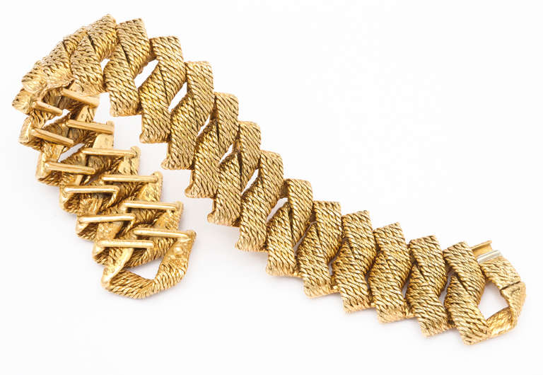 Georges Lenfent Gold Bracelet For Tiffany & Co. Paris  4