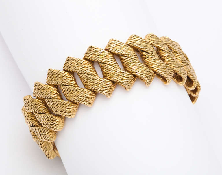 Georges Lenfent Gold Bracelet For Tiffany & Co. Paris  5